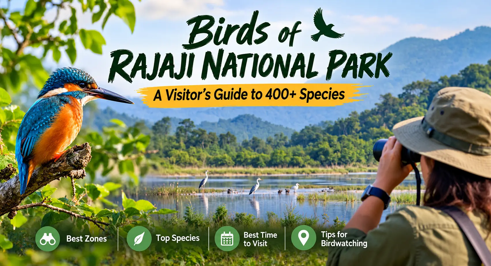 Birds of Rajaji National Park – A Visitor's Guide to 400+ Species