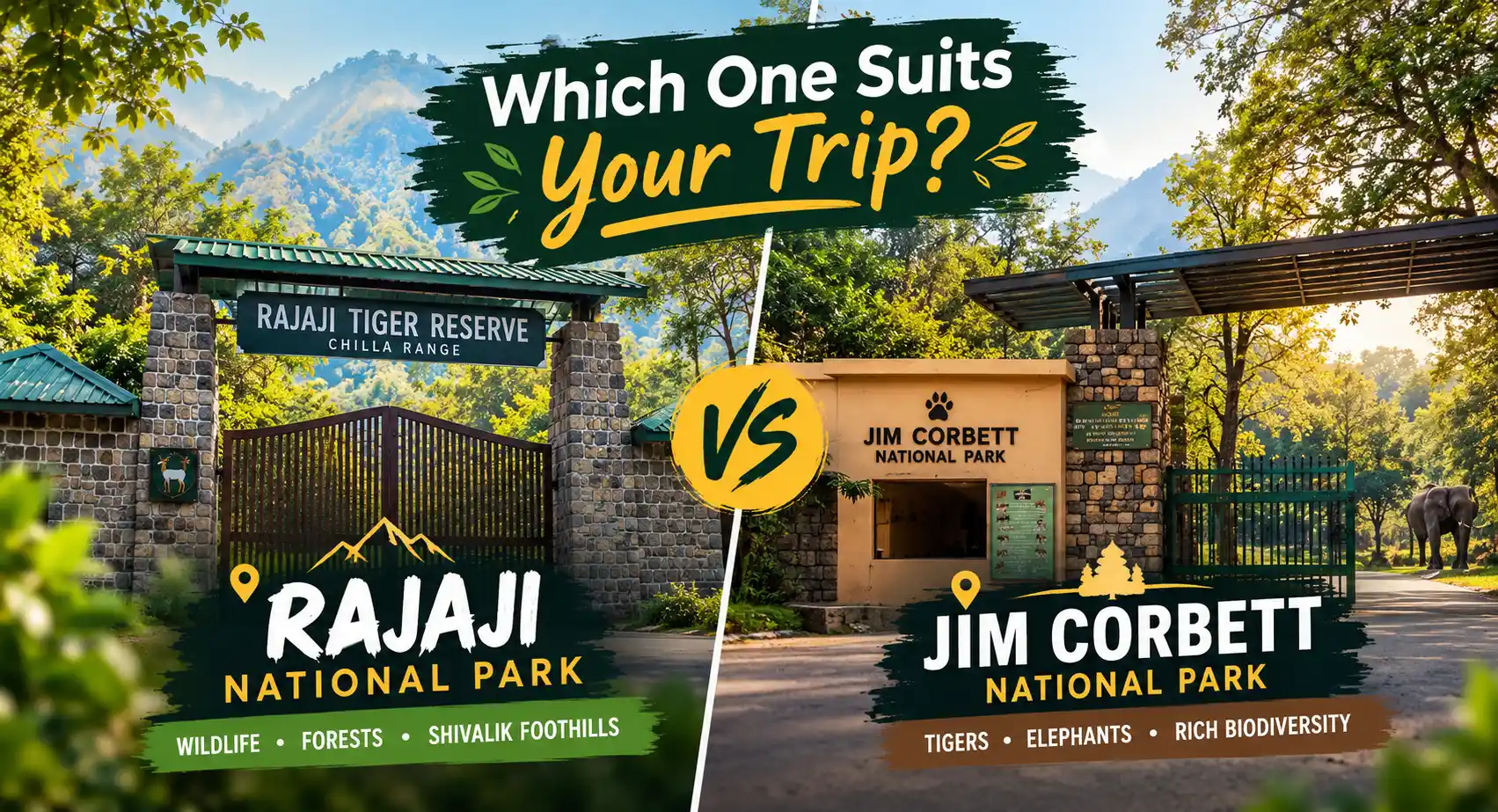 Rajaji National Park vs Jim Corbett – Which Suits You?