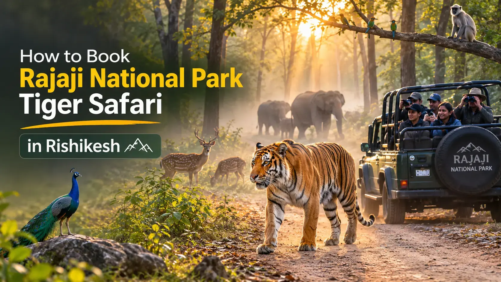 How to Book Rajaji National Park Tiger Safari Rishikesh.
